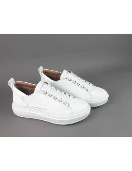 Alexander Smith - Sneakers Uomo Wembley Pelle Bianco Prezzo 208,00