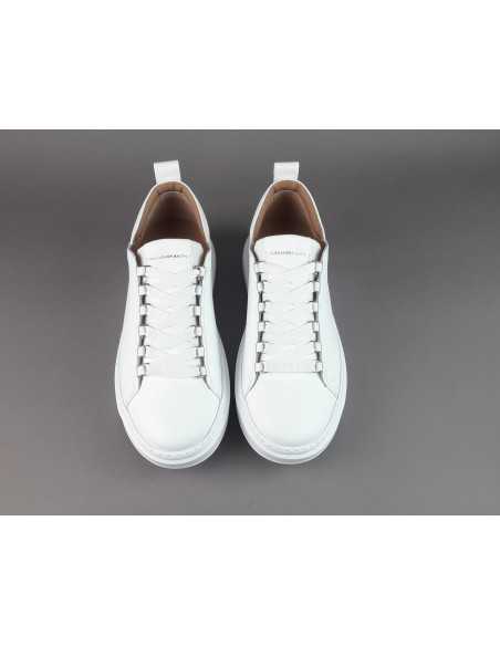 Alexander Smith - Sneakers Uomo Wembley Pelle Bianco Prezzo 208,00