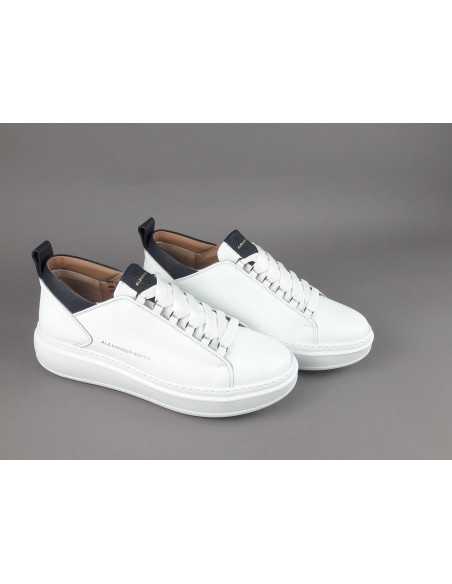 Alexander Smith - Sneakers Uomo Wembley Pelle Bianco Prezzo 208,00