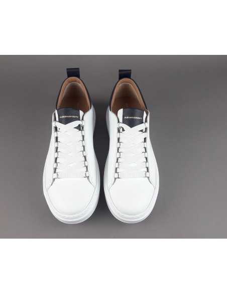 Alexander Smith - Sneakers Uomo Wembley Pelle Bianco Prezzo 208,00