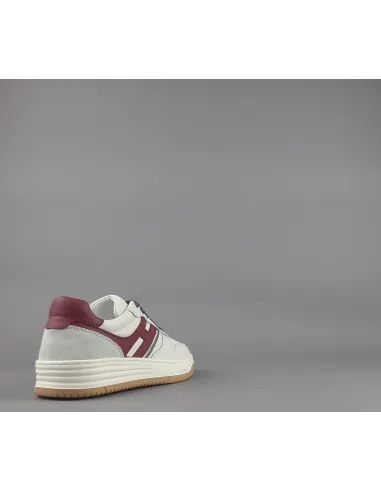 Hogan - Sneakers Donna H630 Pelle Bianco Opaco Prezzo 420,00