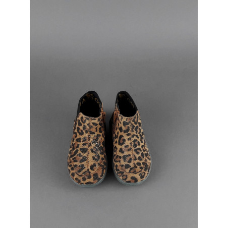 Hogan Stivaletto Interactive3 Junior Baby Camoscio Stampa Animalier Prezzo 198,00