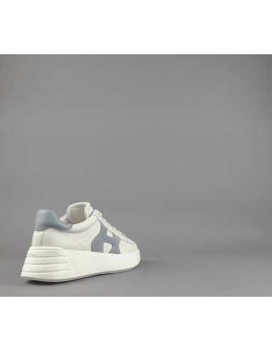 Hogan - Rebel Donna H562 Pelle Nappa Bianco Opaco H Camoscio Prezzo 390,00