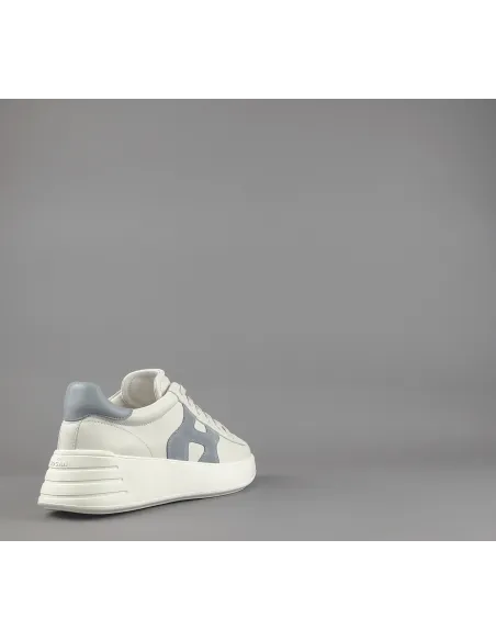 Hogan - Rebel Donna H562 Pelle Nappa Bianco Opaco H Camoscio Prezzo 390,00