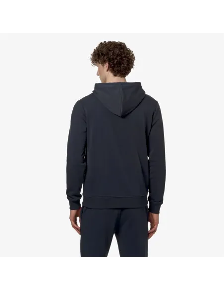 K-Way - Felpa Uomo Le Vrai Arnel Misto Cotone Blu Scuro Prezzo 110,00