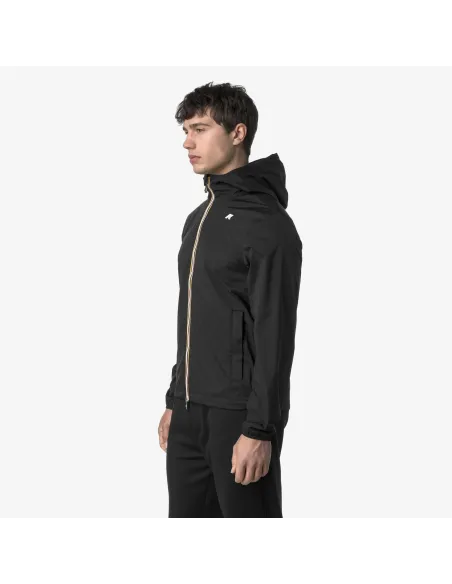 K-Way - Giubbino Uomo Jack Stretch Nylon Jersey Nero Prezzo 180,00