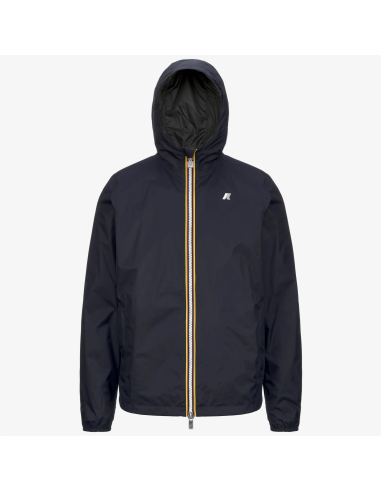 K-Way - Giubbino Uomo Jake Plus Double Blu Scuro / Verde Militare Prezzo 200,00