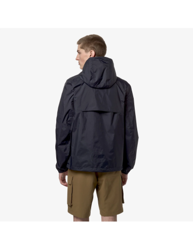 K-Way - Giubbino Uomo Jake Plus Double Blu Scuro / Verde Militare Prezzo 200,00