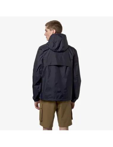 K-Way - Giubbino Uomo Jake Plus Double Blu Scuro / Verde Militare Prezzo 200,00