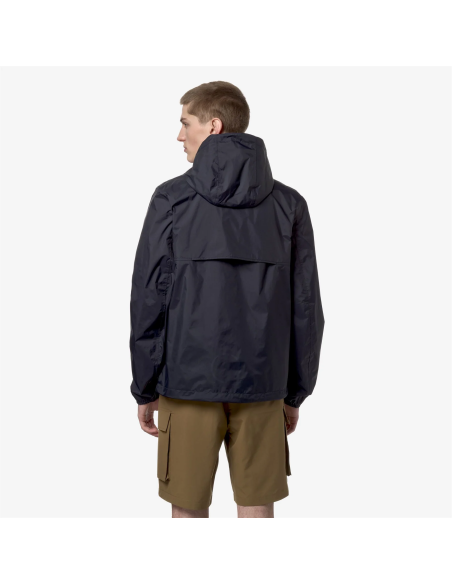 K-Way - Giubbino Uomo Jake Plus Double Blu Scuro / Verde Militare Prezzo 200,00
