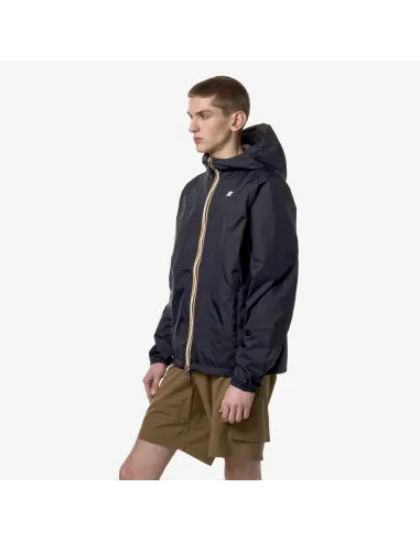 K-Way - Giubbino Uomo Jake Plus Double Blu Scuro / Verde Militare Prezzo 200,00