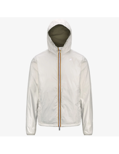 K-Way - Giubbino Uomo Jake Plus Double Verde Militare Tenue / Stone Prezzo 200,00