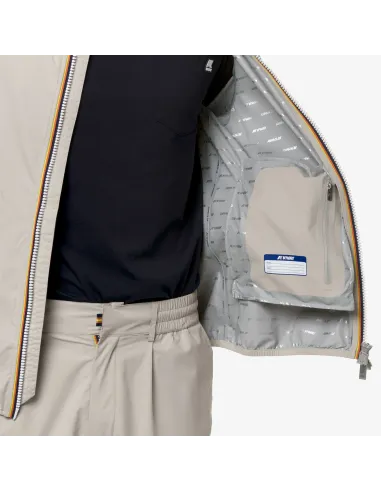 K-Way - Giubbino Uomo Jack Stretch Dot Nylon Stretch Stone Prezzo 170,00