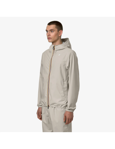 K-Way - Giubbino Uomo Jack Stretch Dot Nylon Stretch Stone Prezzo 170,00