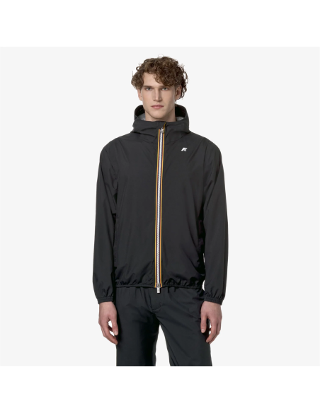 K-Way - Giubbino Uomo Jack Stretch Dot Nylon Stretch Nero Prezzo 170,00