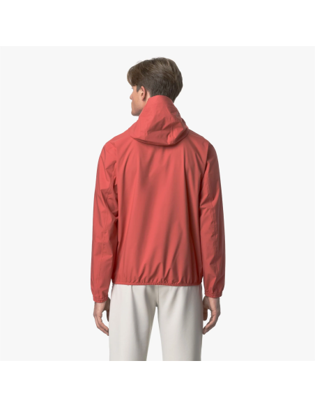 K-Way - Giubbino Uomo Jack Stretch Dot Nylon Stretch Mattone Prezzo 170,00