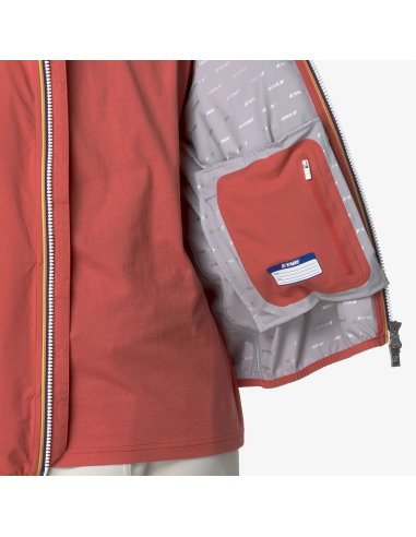 K-Way - Giubbino Uomo Jack Stretch Dot Nylon Stretch Mattone Prezzo 170,00