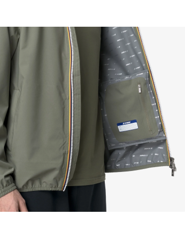 K-Way - Giubbino Uomo Jack Stretch Dot Nylon Stretch Verde Militare Tenue Prezzo 170,00