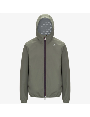 K-Way - Giubbino Uomo Jack Stretch Dot Nylon Stretch Verde Militare Tenue Prezzo 170,00