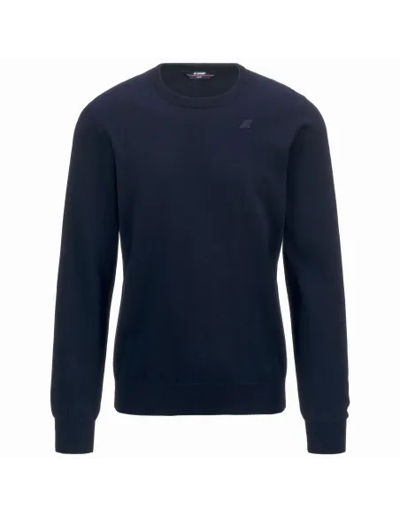 K-Way - Maglia Uomo Sebastien Cotone Blu Scuro Prezzo 130,00