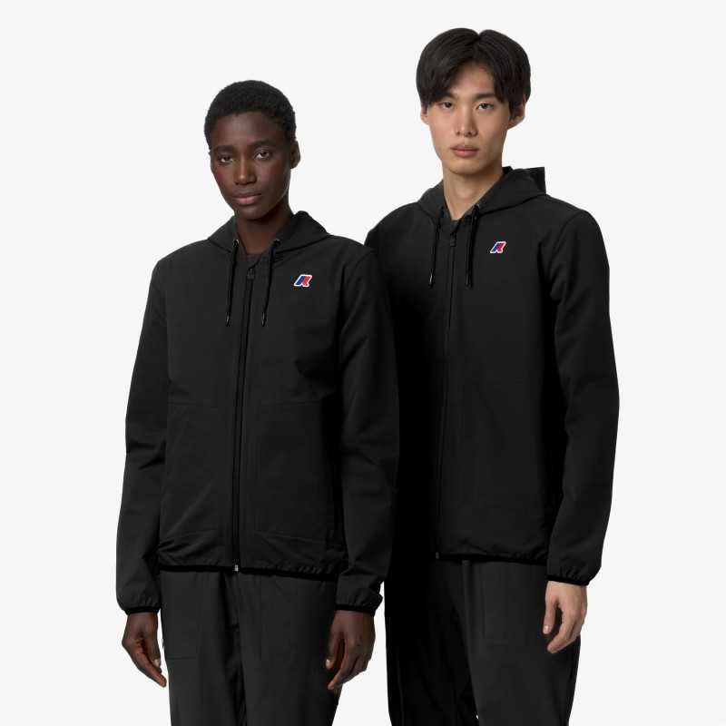 K-Way - Felpa Giubbino Unisex Jourdain Nero Prezzo 130,00