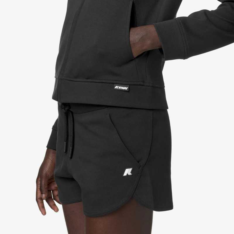 K-Way - Cyrielle Felpa Donna Nero Prezzo 150,00