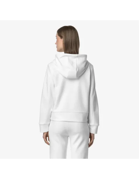 K-Way - Felpa Donna Divine Light Spacer Bianco Prezzo 150,00