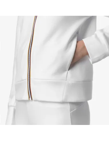 K-Way - Felpa Donna Divine Light Spacer Bianco Prezzo 150,00