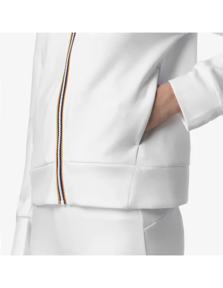 K-Way - Felpa Donna Divine Light Spacer Bianco Prezzo 150,00