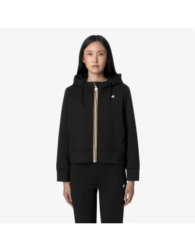 K-Way - Felpa Donna Divine Light Spacer Nero Prezzo 150,00