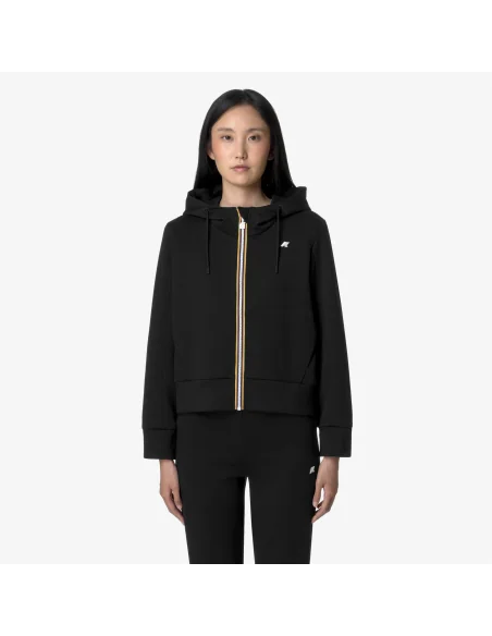 K-Way - Felpa Donna Divine Light Spacer Nero Prezzo 150,00