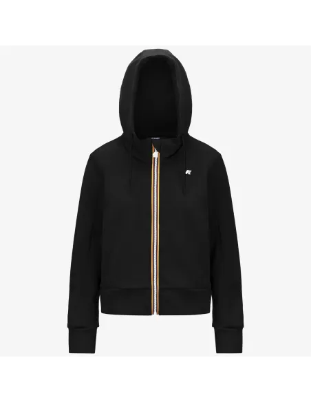K-Way - Felpa Donna Divine Light Spacer Nero Prezzo 150,00