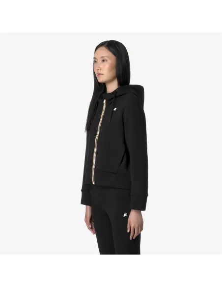 K-Way - Felpa Donna Divine Light Spacer Nero Prezzo 150,00