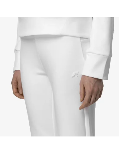 K-Way - Pantalone Donna Jenny Light Spacer Bianco Prezzo 120,00