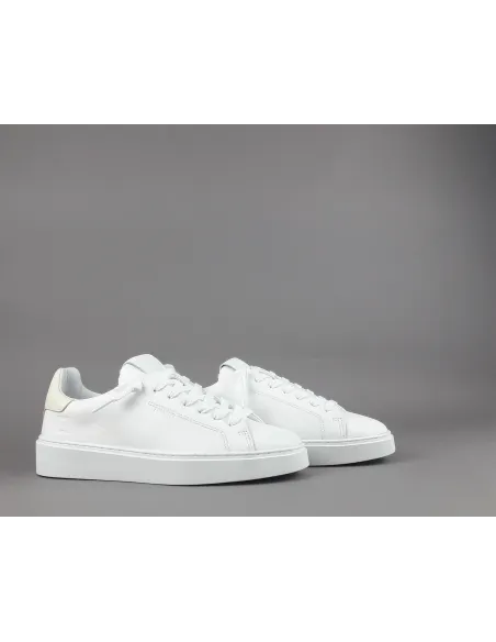 D.A.T.E. - Sneakers Levante Uomo Pelle Bianco Prezzo 190,00