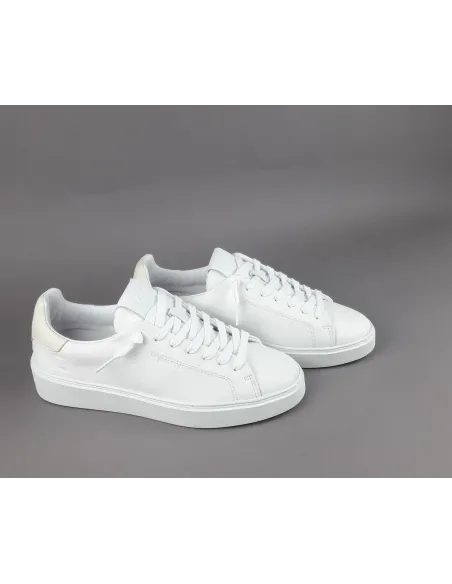 D.A.T.E. - Sneakers Levante Uomo Pelle Bianco Prezzo 190,00
