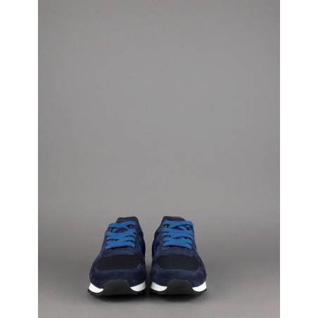 Hogan /// Sa Sneakers J484 Junior Camoscio Tela Blu Scuro H Tessuto Prezzo 190,00