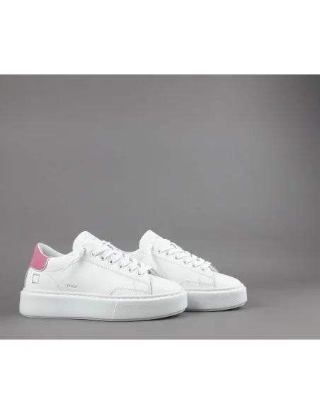 D.A.T.E. - Sneakers Sfera Donna Pelle Bianco Prezzo 180,00