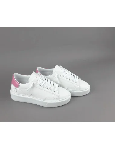 D.A.T.E. - Sneakers Sfera Donna Pelle Bianco Prezzo 180,00