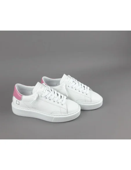 D.A.T.E. - Sneakers Sfera Donna Pelle Bianco Prezzo 180,00