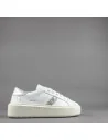 D.A.T.E. - Sneakers Hill Low Platform Donna Pelle Bianco Prezzo 185,00