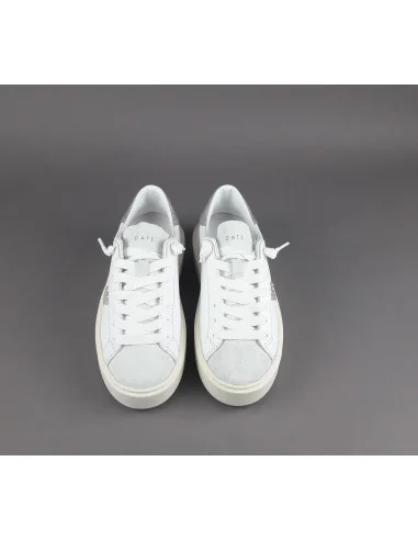 D.A.T.E. - Sneakers Hill Low Platform Donna Pelle Bianco Prezzo 185,00