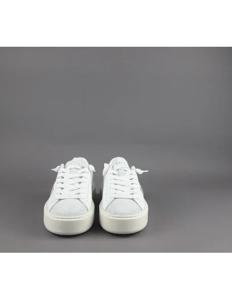 D.A.T.E. - Sneakers Hill Low Platform Donna Pelle Bianco Prezzo 185,00
