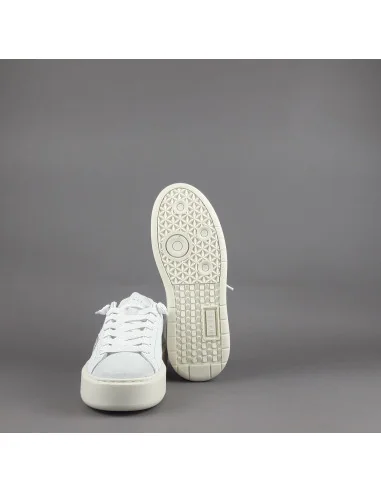 D.A.T.E. - Sneakers Hill Low Platform Donna Pelle Bianco Prezzo 185,00
