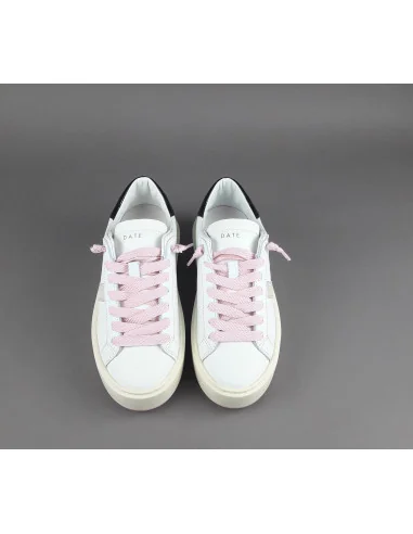 D.A.T.E. - Sneakers Hill Low Platform Donna Pelle Bianco Prezzo 185,00