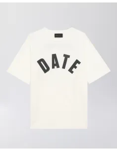 D.A.T.E. - T-Shirt Baseball Uomo Bianco Opaco Prezzo 60,00