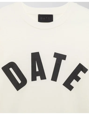 D.A.T.E. - T-Shirt Baseball Uomo Bianco Opaco Prezzo 60,00
