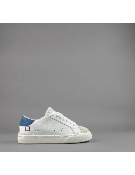 D.A.T.E. - Sneakers Hill Low Vintage Junior Pelle Bianco Prezzo 145,00