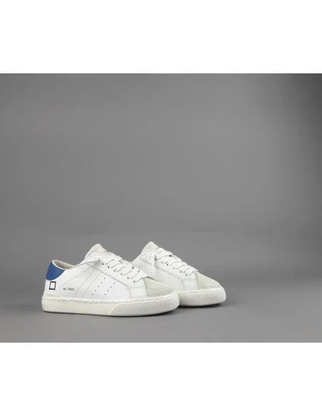 D.A.T.E. - Sneakers Hill Low Vintage Junior Pelle Bianco Prezzo 145,00