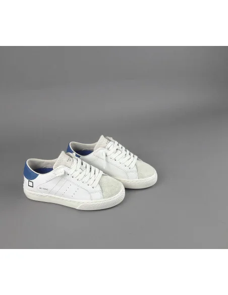 D.A.T.E. - Sneakers Hill Low Vintage Junior Pelle Bianco Prezzo 145,00